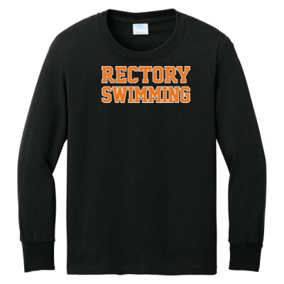 SWIMMING - Youth Long Sleeve Core Cotton Tee Thumbnail