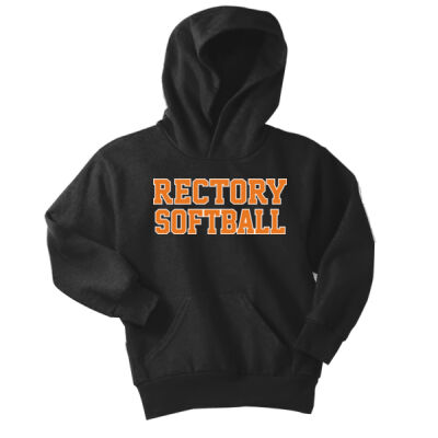 SOFTBALL - Youth Core Fleece Pullover Hooded Sweatshirt Thumbnail