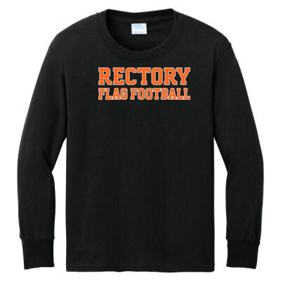 FLAG FOOTBALL - Youth Long Sleeve Core Cotton Tee Thumbnail