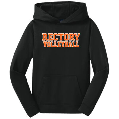 VOLLYEBALL - Youth Sport Wick ® Fleece Hooded Pullover Thumbnail