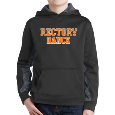 DANCE - Youth Sport Wick ® CamoHex Fleece Colorblock Hooded Pullover Thumbnail